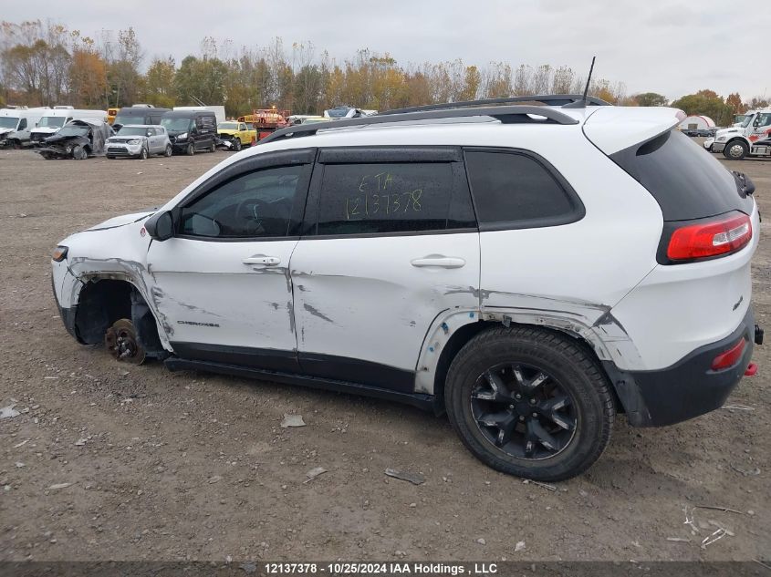 2018 Jeep Cherokee Trailhawk VIN: 1C4PJMBX8JD616424 Lot: 12137378