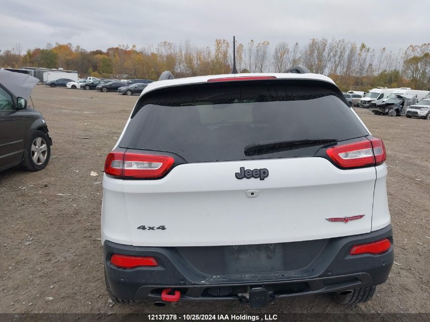 2018 Jeep Cherokee Trailhawk VIN: 1C4PJMBX8JD616424 Lot: 12137378