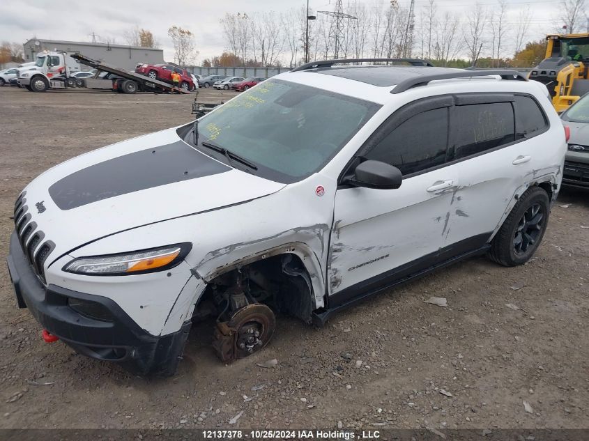 2018 Jeep Cherokee Trailhawk VIN: 1C4PJMBX8JD616424 Lot: 12137378