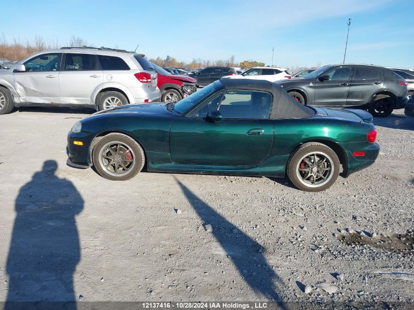 2002 Mazda Mx-5 Miata VIN: JM1NB353120222134 Lot: 12137416