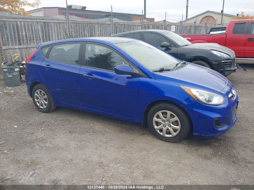 2012 Hyundai Accent Gl VIN: KMHCT5AE3CU031280 Lot: 12137440