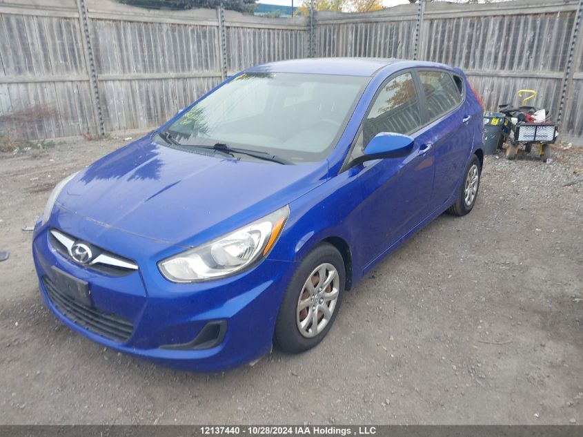 2012 Hyundai Accent Gl VIN: KMHCT5AE3CU031280 Lot: 12137440