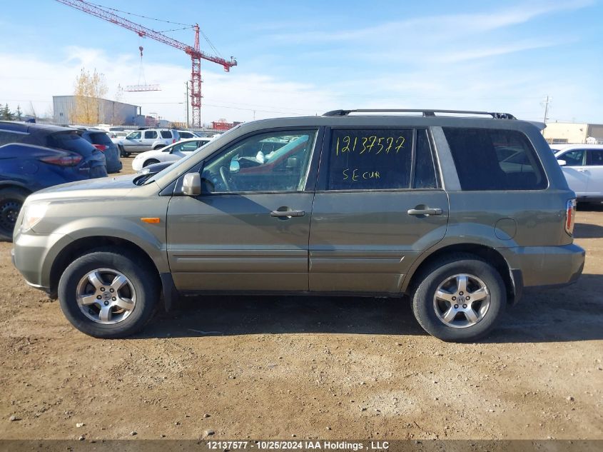 2007 Honda Pilot VIN: 2HKYF18657H001741 Lot: 12137577