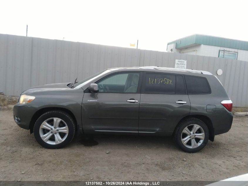 2009 Toyota Highlander V6 Limited VIN: JTEES42A192131688 Lot: 12137582