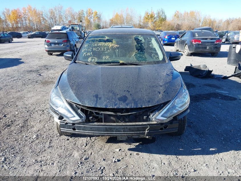 2018 Nissan Sentra VIN: 3N1AB7AP7JY240353 Lot: 12137593