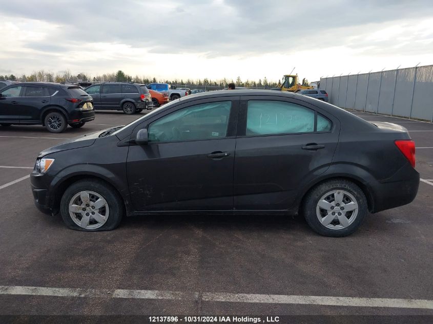 2013 Chevrolet Sonic VIN: 1G1JA5EH9D4208706 Lot: 12137596