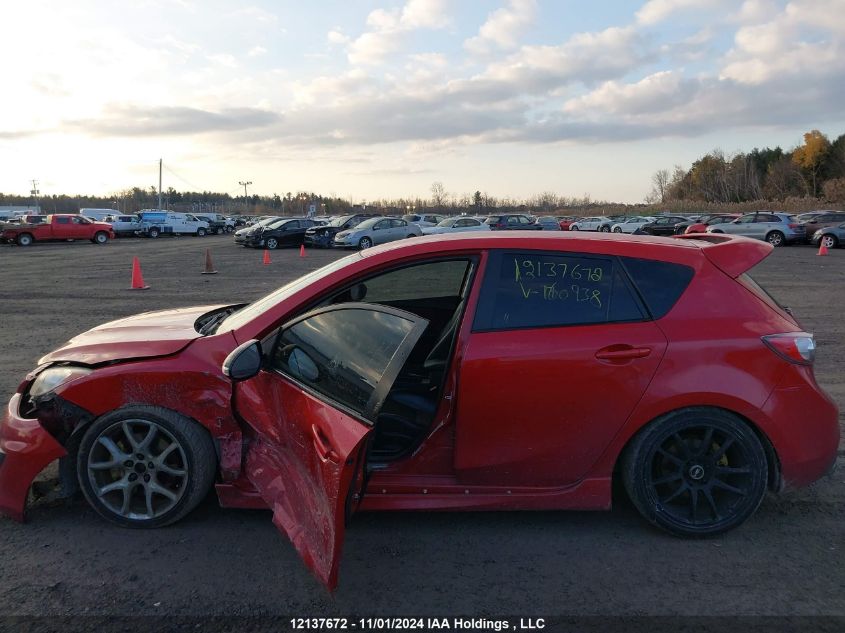 2013 Mazda Mazda3 VIN: JM1BL1N30D1760938 Lot: 12137672