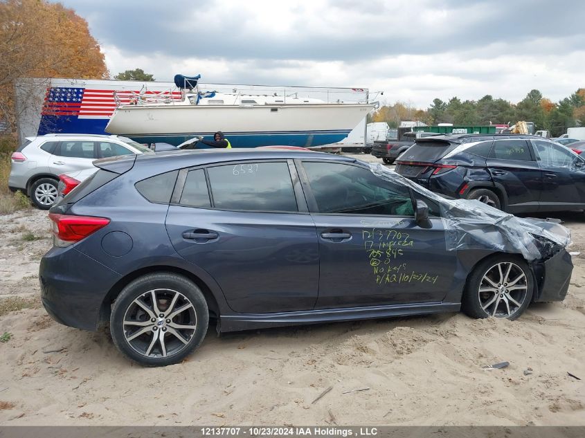 2017 Subaru Impreza VIN: 4S3GTAH67H3705845 Lot: 12137707