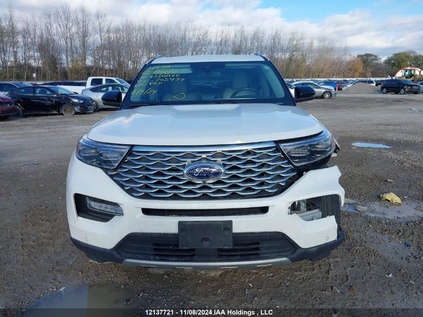 2020 Ford Explorer Platinum VIN: 1FM5K8HC9LGC05434 Lot: 12137721