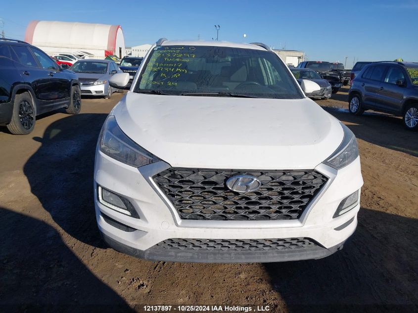 2019 Hyundai Tucson Limited/Sel/Sport/Ultimate/Value/Night VIN: KM8J33A44KU900017 Lot: 12137897