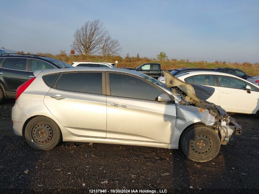 2015 Hyundai Accent VIN: KMHCT5AE5FU230142 Lot: 12137940