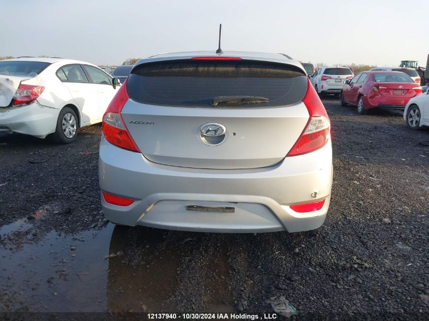 2015 Hyundai Accent VIN: KMHCT5AE5FU230142 Lot: 12137940