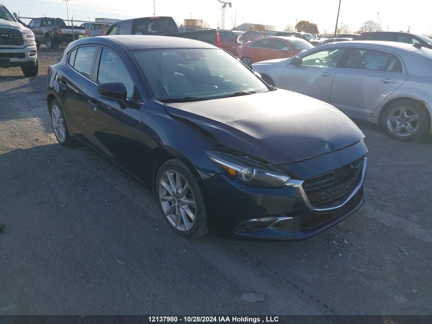 Vin: jm1bn1m33h1145320, lot: 2492418, mazda mazda3 20171