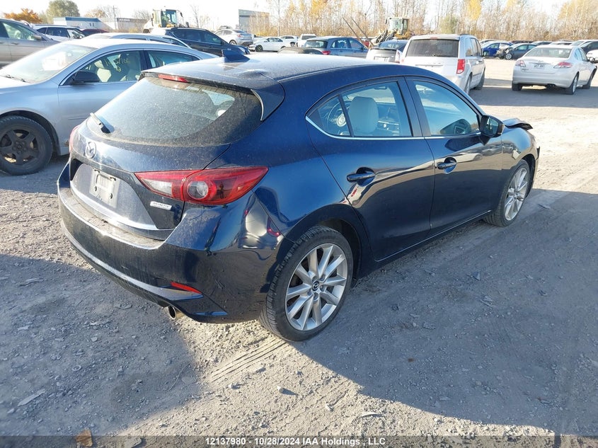 Vin: jm1bn1m33h1145320, lot: 2492418, mazda mazda3 20174