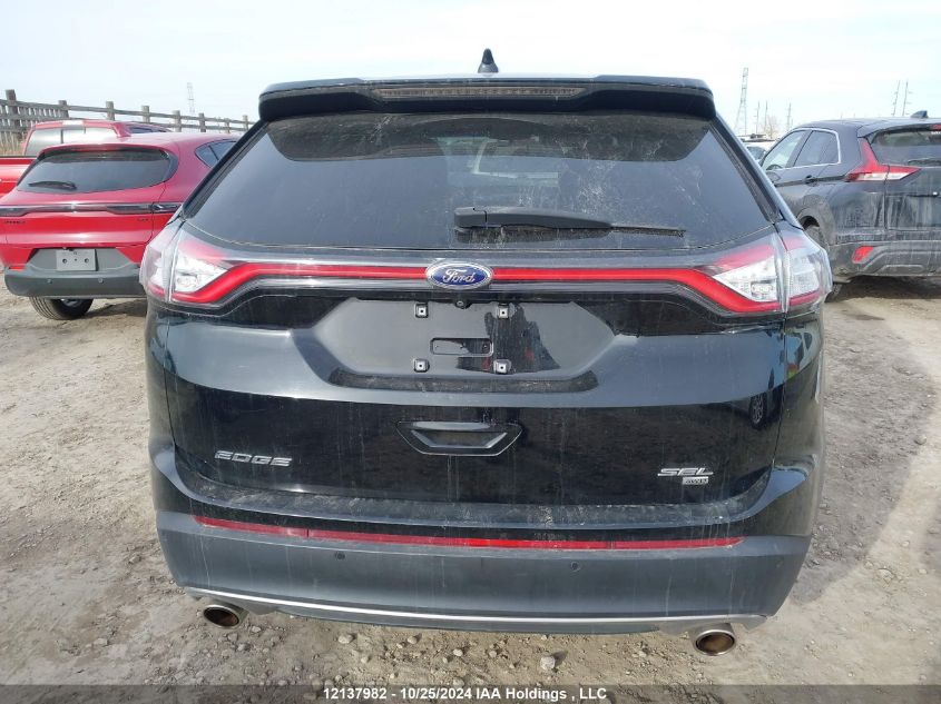 2017 Ford Edge Sel VIN: 2FMPK4J89HBB32443 Lot: 12137982