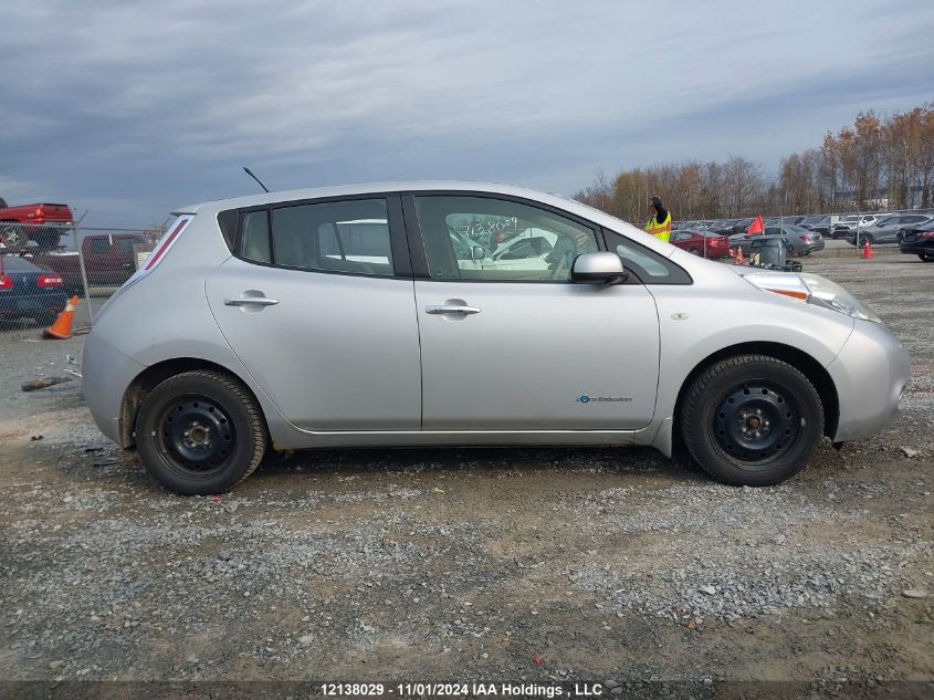 2012 Nissan Leaf Sl VIN: JN1AZ0CP3CT015326 Lot: 12138029