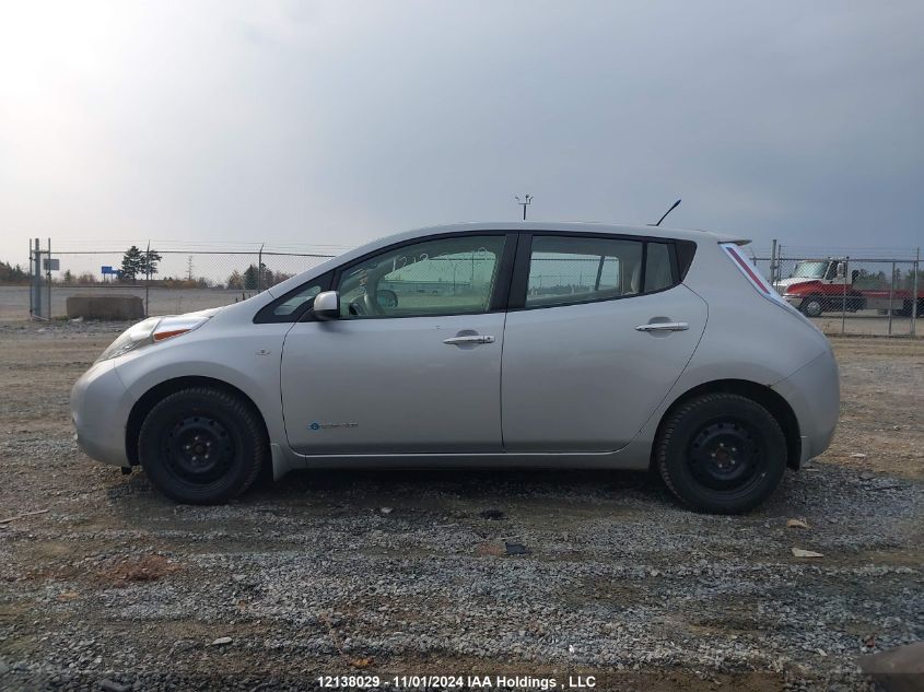 2012 Nissan Leaf Sl VIN: JN1AZ0CP3CT015326 Lot: 12138029