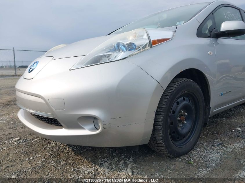 2012 Nissan Leaf Sl VIN: JN1AZ0CP3CT015326 Lot: 12138029