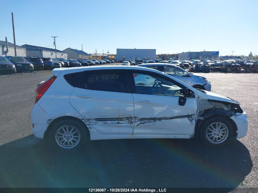 2013 Hyundai Accent Gl VIN: KMHCT5AEXDU124086 Lot: 12138067