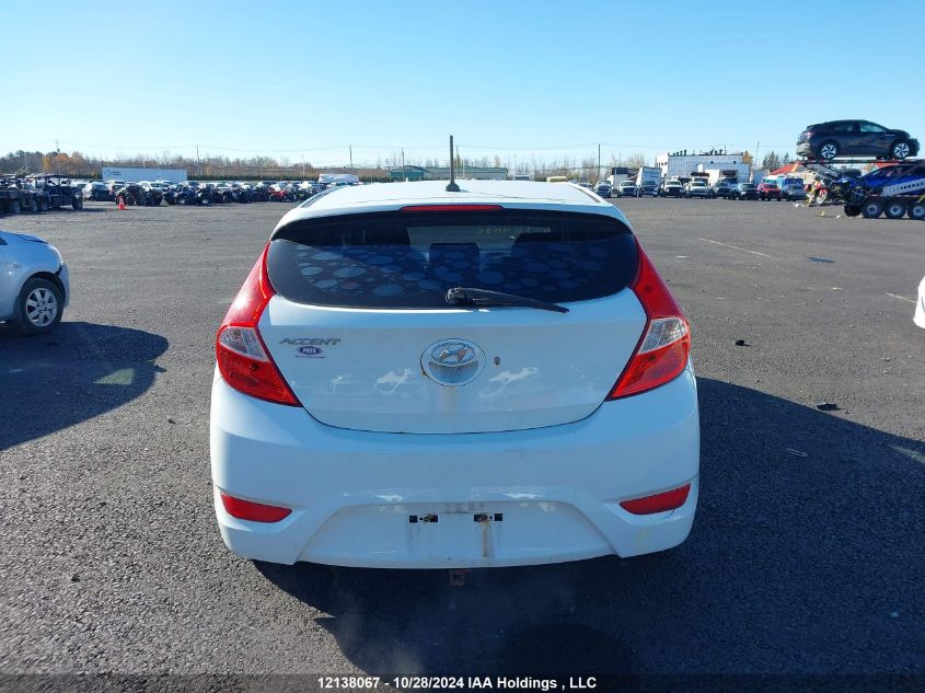 2013 Hyundai Accent Gl VIN: KMHCT5AEXDU124086 Lot: 12138067