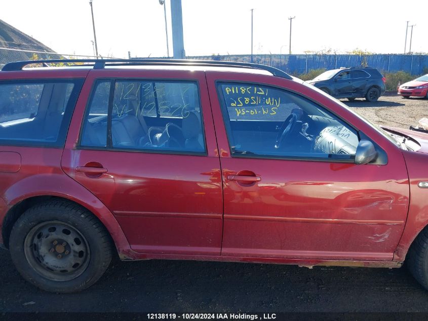 2004 Volkswagen Jetta Wagon VIN: WVWSR21JX4W112826 Lot: 12138119