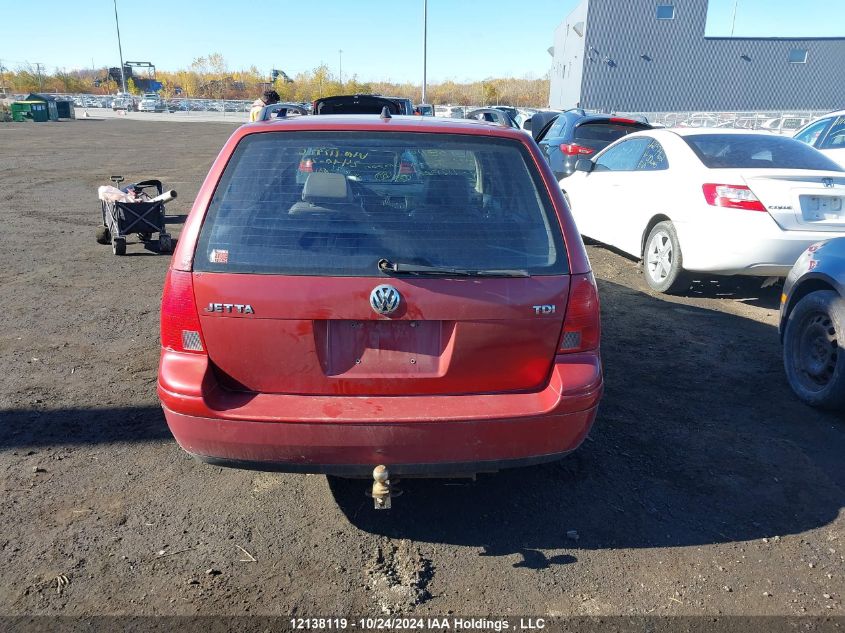 2004 Volkswagen Jetta Wagon VIN: WVWSR21JX4W112826 Lot: 12138119