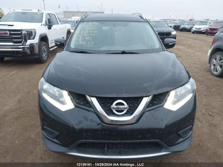 2015 Nissan Rogue VIN: 5N1AT2MV8FC830760 Lot: 12138141