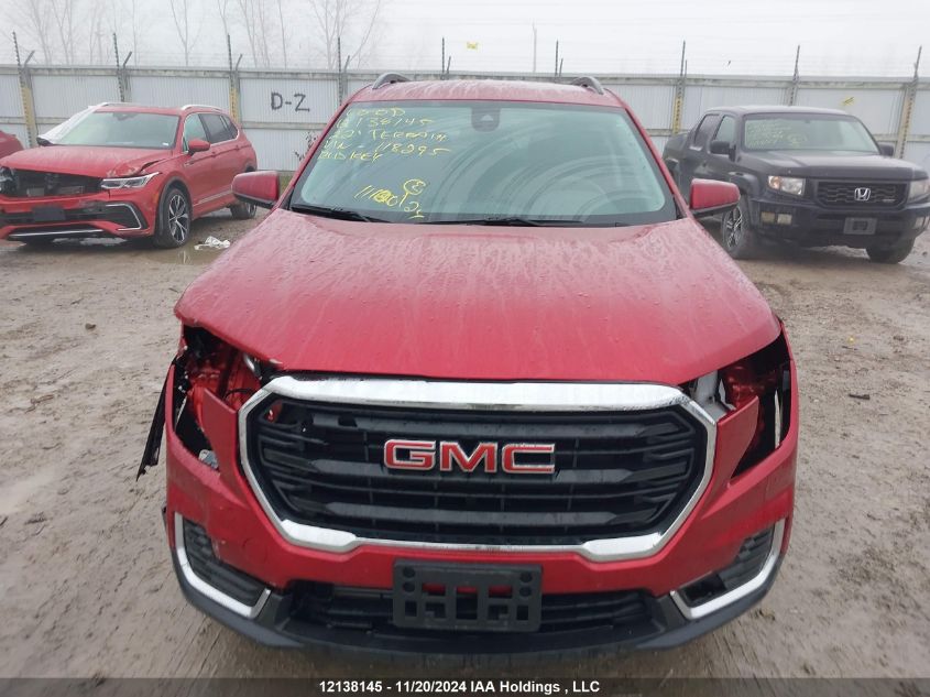 2022 GMC Terrain VIN: 3GKALTEV8NL118295 Lot: 12138145