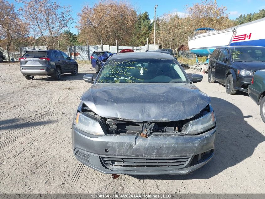 2014 Volkswagen Jetta Sedan VIN: 3VWDK7AJ8EM392240 Lot: 12138154