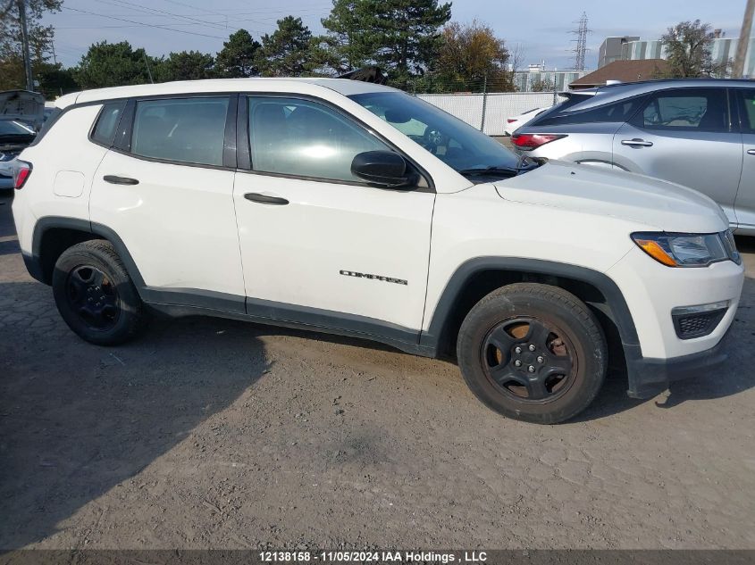 2018 Jeep Compass Sport VIN: 3C4NJCABXJT267462 Lot: 12138158