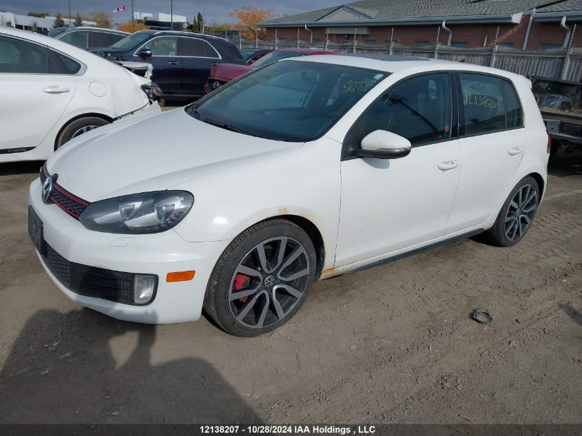 2013 Volkswagen Golf Gti VIN: WVWHV7AJ6DW070982 Lot: 12138207