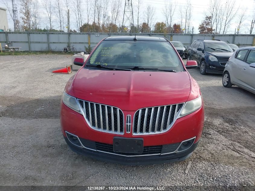 2011 Lincoln Mkx VIN: 2LMDJ6JK9BBJ28417 Lot: 12138267