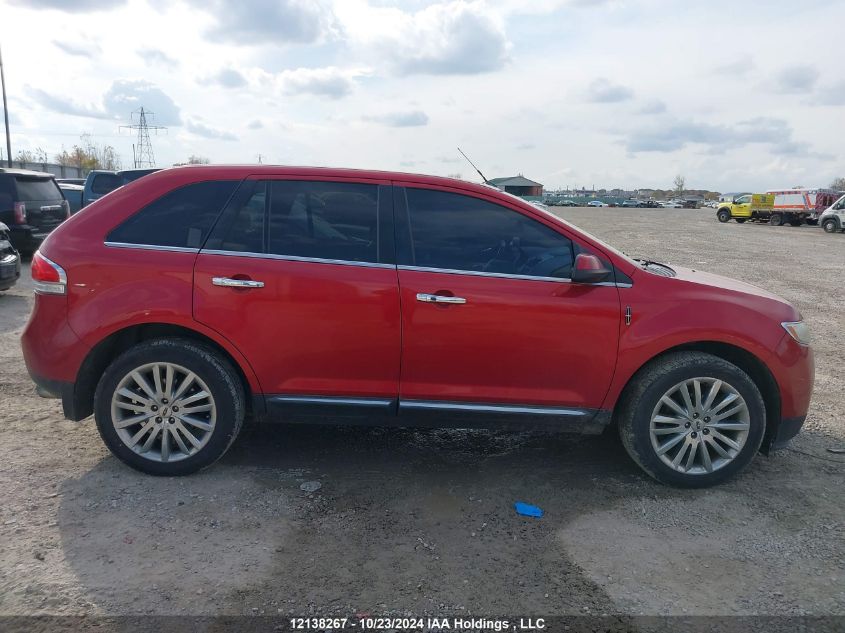 2011 Lincoln Mkx VIN: 2LMDJ6JK9BBJ28417 Lot: 12138267