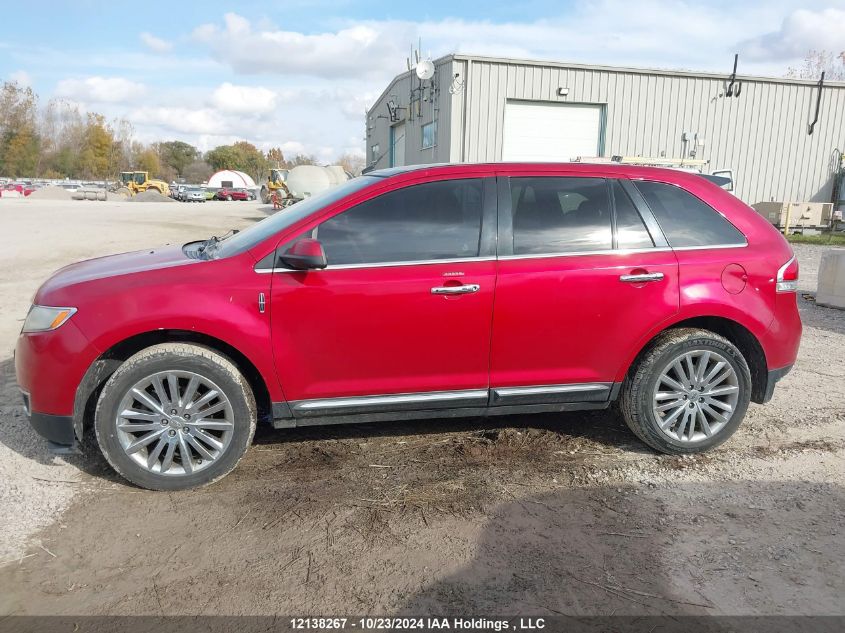 2011 Lincoln Mkx VIN: 2LMDJ6JK9BBJ28417 Lot: 12138267