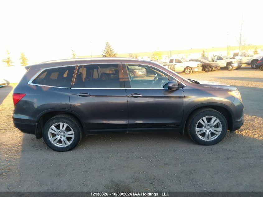 2017 Honda Pilot VIN: 5FNYF6H21HB500451 Lot: 12138326