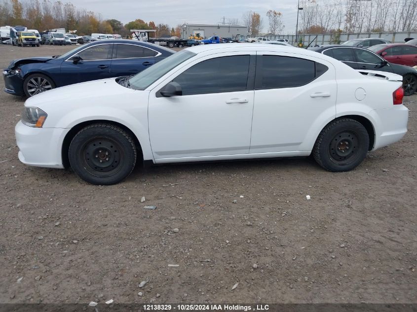 2014 Dodge Avenger VIN: 1C3CDZAB2EN129202 Lot: 12138329