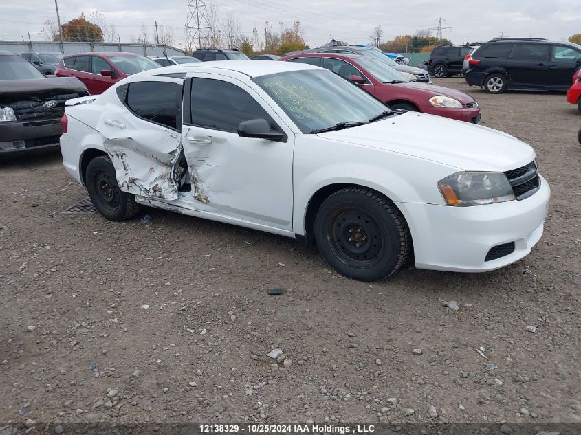 2014 Dodge Avenger VIN: 1C3CDZAB2EN129202 Lot: 12138329