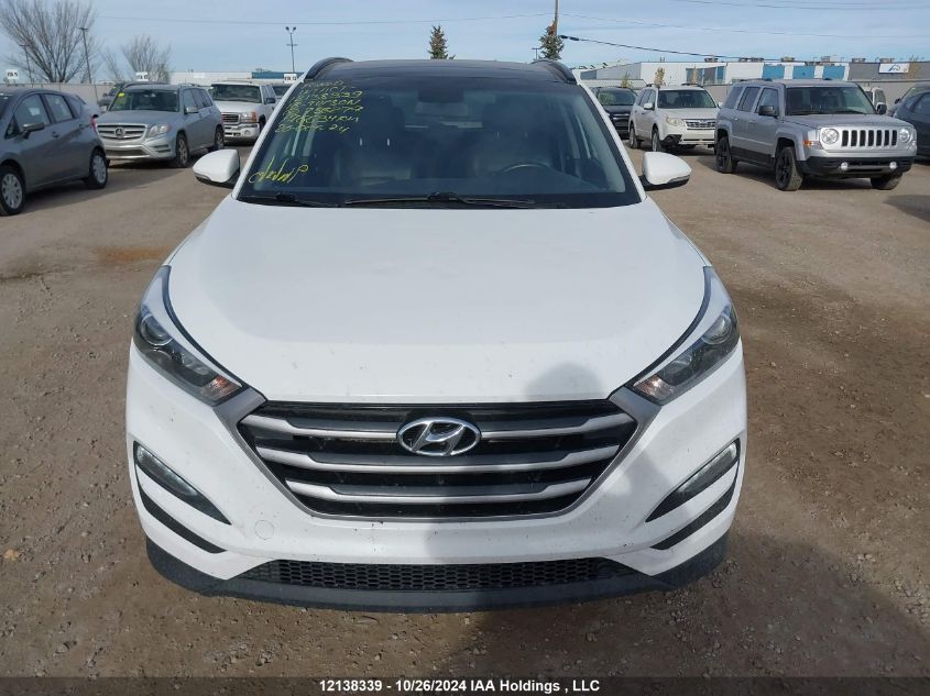 2018 Hyundai Tucson Limited/Sport And Eco/Se VIN: KM8J3CA41JU756277 Lot: 12138339