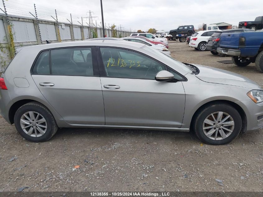 2017 Volkswagen Golf VIN: 3VW217AU1HM063033 Lot: 12138355