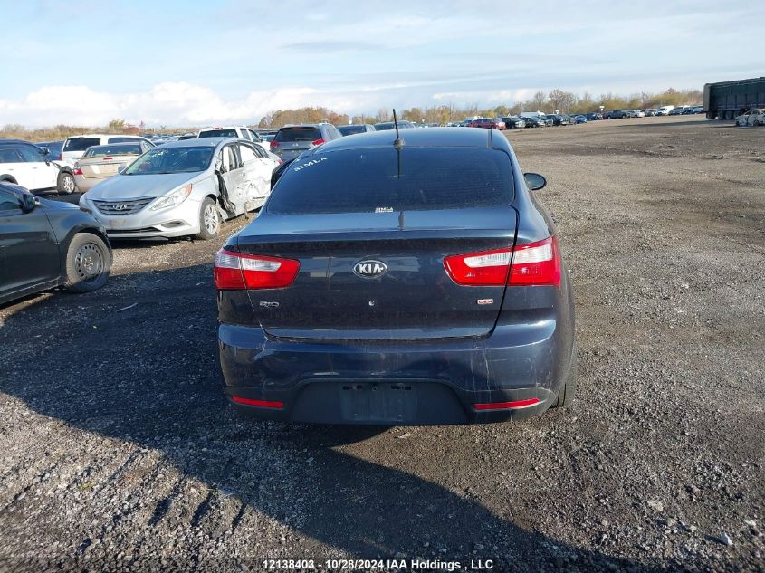 2013 Kia Rio VIN: KNADM4A31D6145621 Lot: 12138403