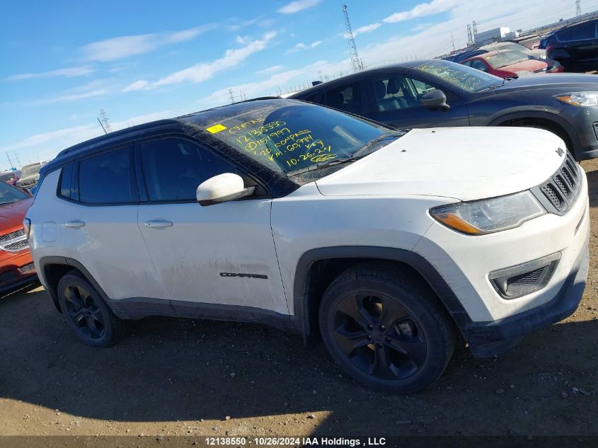 2020 Jeep Compass Latitude VIN: 3C4NJDBB7LT151997 Lot: 12138550