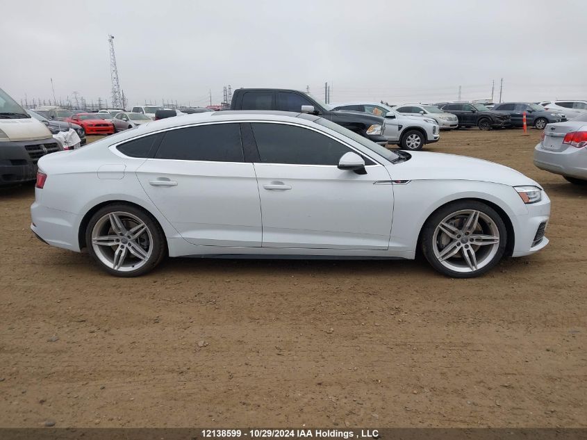 2019 Audi A5 Sportback VIN: WAUENCF50KA052587 Lot: 12138599