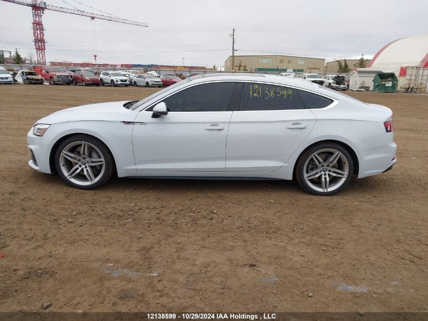 2019 Audi A5 Sportback VIN: WAUENCF50KA052587 Lot: 12138599