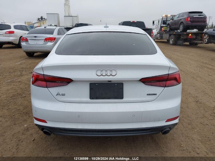 2019 Audi A5 Sportback VIN: WAUENCF50KA052587 Lot: 12138599