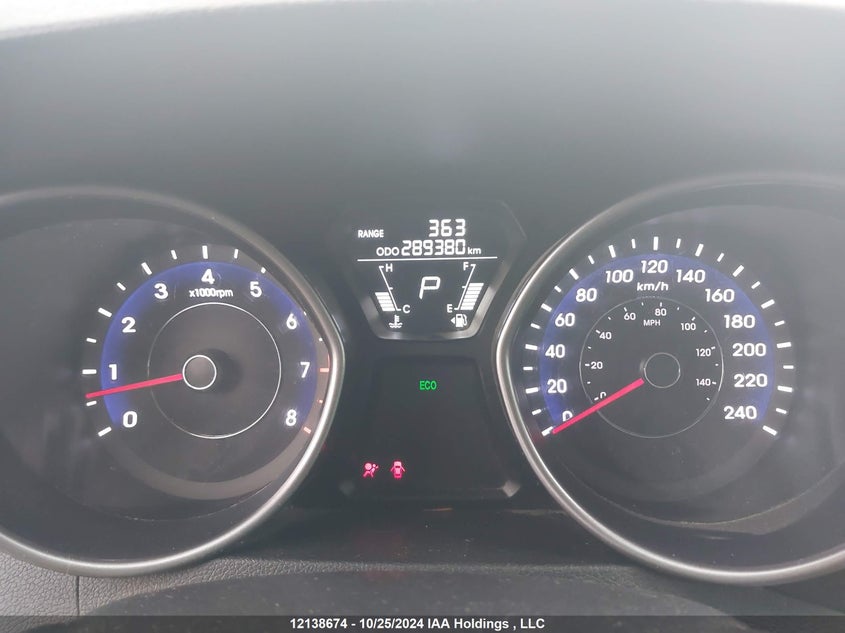 2012 Hyundai Elantra VIN: 5NPDH4AE7CH095420 Lot: 12138674