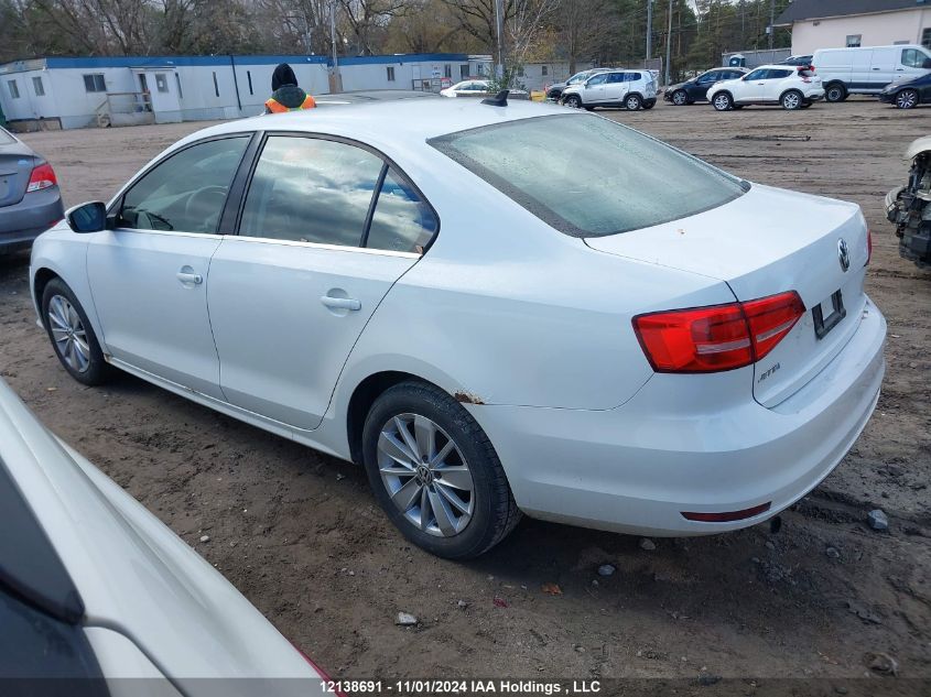 2015 Volkswagen Jetta Sedan VIN: 3VW2K7AJ8FM353530 Lot: 12138691