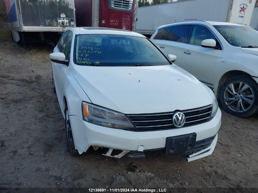 2015 Volkswagen Jetta Sedan VIN: 3VW2K7AJ8FM353530 Lot: 12138691