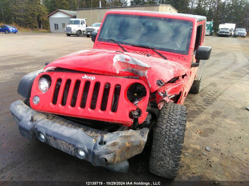 2018 Jeep Wrangler Jk Unlimited Sport VIN: 1C4BJWDGXJL866322 Lot: 12138719