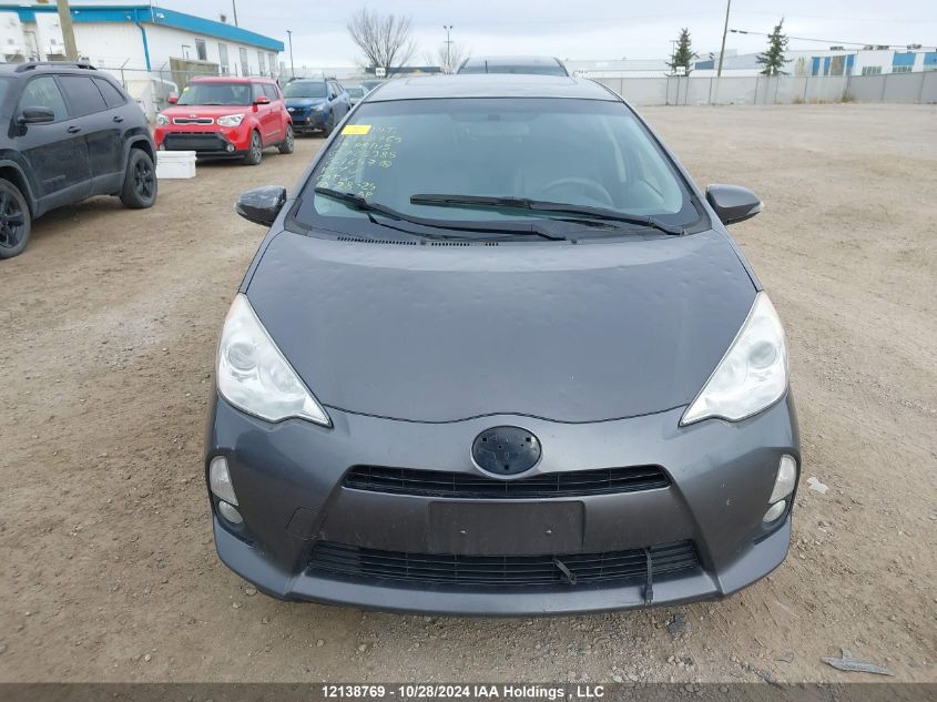 2012 Toyota Prius C VIN: JTDKDTB34C1028985 Lot: 12138769