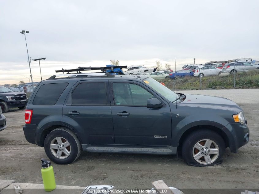 2008 Ford Escape Hybrid VIN: 1FMCU59H38KE17650 Lot: 12138784